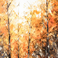 Buy canvas prints of fall in the forest by Robert Deering