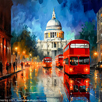 Buy canvas prints of St Pauls London by Robert Deering