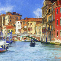 Buy canvas prints of Ponte delle Guglie, Venice by Robert Deering