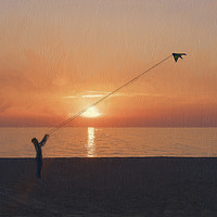 Buy canvas prints of Lets Go Fly A Kite by Robert Deering