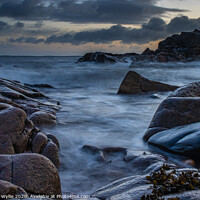 Buy canvas prints of Greyhope Bay by Duncan Wyllie