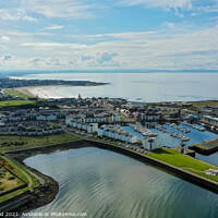 Buy canvas prints of Ardrossan Harbour by Karim Zid