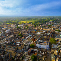 Buy canvas prints of Oxford City Spires by Karim Zid