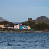 Buy canvas prints of Criccieth Castell by Liam Neon