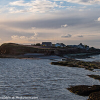 Buy canvas prints of High Tide Hilbre Island by Liam Neon