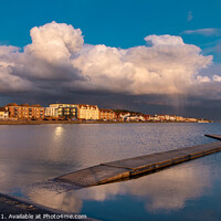 Buy canvas prints of West Kirby Marine Lake by Liam Neon