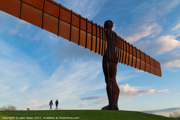A walk to the Angel of the North Picture Board by Liam Neon