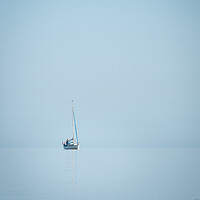 Buy canvas prints of A Flat Calm Irish Sea by Liam Neon