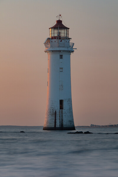 New Brighton Lighthouse Picture Board by Liam Neon
