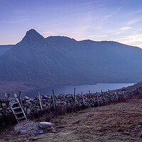 Buy canvas prints of Blue Hour Tryfan by Liam Neon