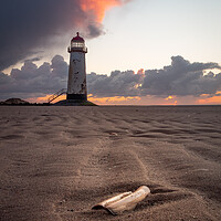 Buy canvas prints of Razors Rest at Talacre Lighthouse, North Wales by Liam Neon