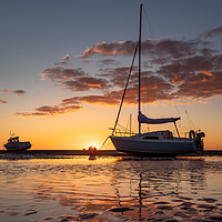 Buy canvas prints of Meols Sunset Shore by Liam Neon