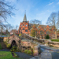 Buy canvas prints of Port Sunlight Winter by Liam Neon