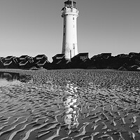 Buy canvas prints of New Brighton Lighthouse at Daybreak by Liam Neon