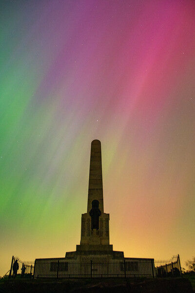 Aurora Borealis from West Kirby Picture Board by Liam Neon