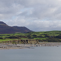 Buy canvas prints of Bae Ceredigion from Criccieth, North Wales by Liam Neon