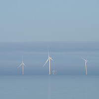 Buy canvas prints of Wind Power in the Dee by Liam Neon