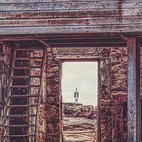 Buy canvas prints of Old Lifeboat Station on Hilbre Island by Liam Neon