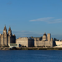 Buy canvas prints of Summer Sun on the Liverpool Waterfront by Liam Neon