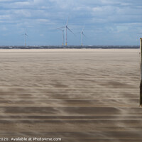 Buy canvas prints of Meols Shifting Sands by Liam Neon