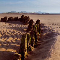 Buy canvas prints of Newborough Beach Wreck by Liam Neon