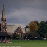 Buy canvas prints of All Saints Church Thornton Hough by Liam Neon