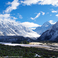 Buy canvas prints of Mount Cook Valley by Liam Neon