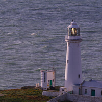 Buy canvas prints of South Stack Lighthouse, Anglesey by Liam Neon