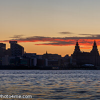 Buy canvas prints of Day Breaks over the Liverpool Waterfront by Liam Neon