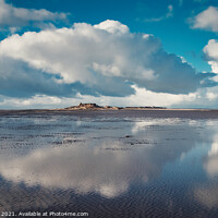 Buy canvas prints of Reflections of Hilbre by Liam Neon