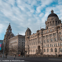 Buy canvas prints of Port of Liverpool Building at Liverpool's Pier Hea by Liam Neon