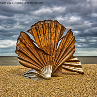 Buy canvas prints of The Scallop at Aldeburgh by DAVID FLORY