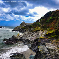 Buy canvas prints of Cornish Coastline by DAVID FLORY