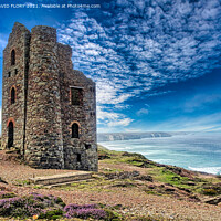 Buy canvas prints of Abandoned tin mine by DAVID FLORY
