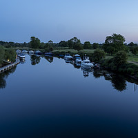 Buy canvas prints of Blue Hour at the River by Angela Cottingham