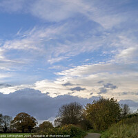 Buy canvas prints of Beautiful Sky over Bishopthorpe by Angela Cottingham