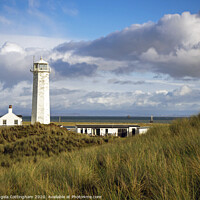 Buy canvas prints of Lighthouse on Walney Island by Angela Cottingham