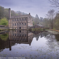 Buy canvas prints of Gibson Mill at Hardcastle Crags, Hebden Bridge by Lewis Gabell