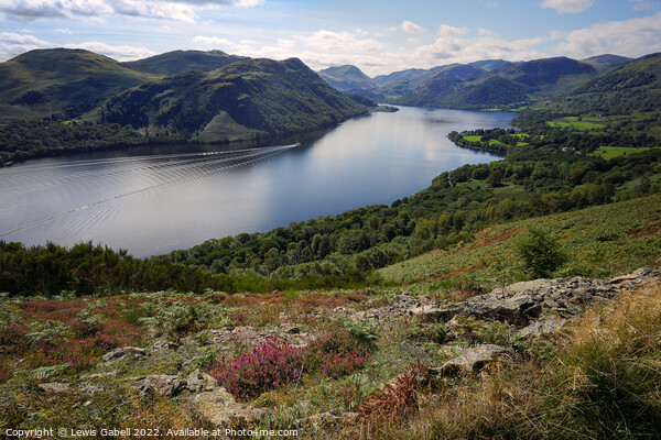 Scenic Ullswater in the Lake District, Cumbria Picture Board by Lewis Gabell