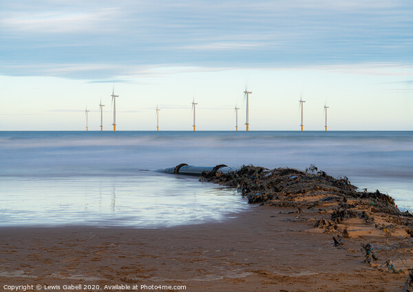Teesside Wind Farm, Redcar Picture Board by Lewis Gabell