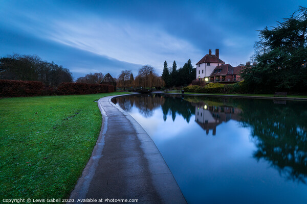 Rowntree Park, York during Blue Hour Picture Board by Lewis Gabell