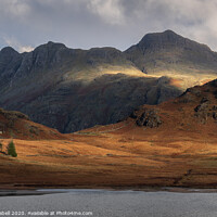 Buy canvas prints of Morning light on the Langdale Pikes - Lake District National Park by Lewis Gabell