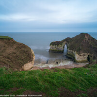 Buy canvas prints of The Drinking Dinosaur, Flamborough Head by Lewis Gabell