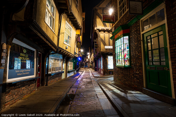 The Shambles Market Street, York Picture Board by Lewis Gabell