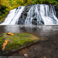 Buy canvas prints of Kildale Falls / Old Meggison Waterfall by Lewis Gabell