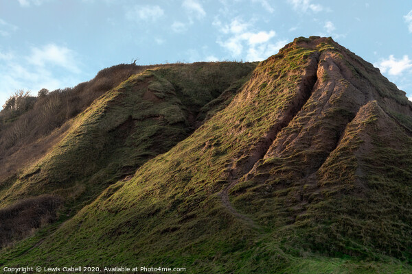 Light on the Cliffs at Saltburn-by-the-Sea Picture Board by Lewis Gabell