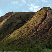 Buy canvas prints of Light on the Cliffs at Saltburn-by-the-Sea by Lewis Gabell