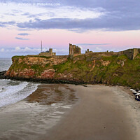 Buy canvas prints of Tynemouth at dusk  by Aimie Burley
