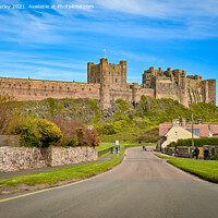 Buy canvas prints of Bamburgh Castle  by Aimie Burley