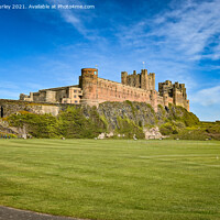 Buy canvas prints of Bamburgh Castle by Aimie Burley
